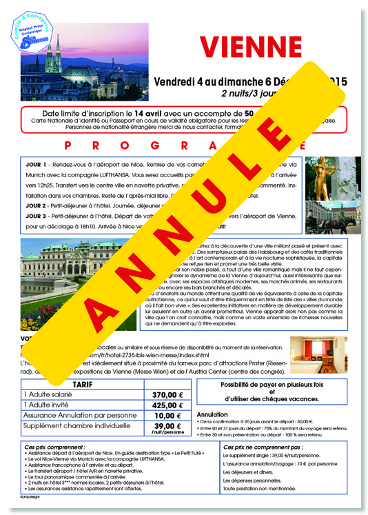 VIENNE noel 2015 - AFFICHE